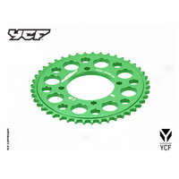 CNC SPROCKET 47T GREEN 4 HOLE
