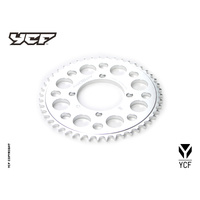 CNC SPROCKET 47T SILVER 4 HOLE