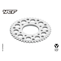 CNC SPROCKET 41T SILVER 5 HOLES
