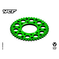 CNC SPROCKET 45T GREEN 5 HOLES