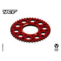 CNC SPROCKET 45T RED 5 HOLES
