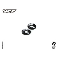 YCF DONUTS 25×55×5MM 2PCS BLACK