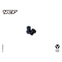 YCF CNC FRONT WHEEL SPACER SET BLACK
