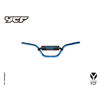 BLUE ALLOY H/BAR "HIGH"  WITH BLACK BAR PAD