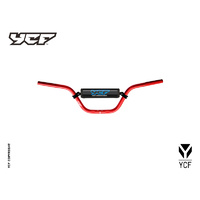 RED ALLOY H/BAR "HIGH"  WITH BLACK BAR PAD