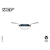 SILVER ALLOY H/BAR "HIGH"  WITH BLACK BAR PAD