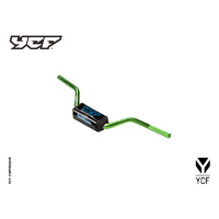 GREEN ALLOY TAPERED H/BAR WITH BLACK BAR PAD