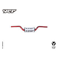 RED ALLOY TAPERED H/BAR WITH BLACK BAR PAD