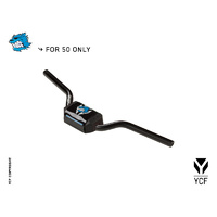 YCF 50A/50E BLACK ALLOY H/BAR WITH BLACK BAR PAD 