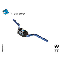 YCF 50A/50E BLUE ALLOY H/BAR WITH BLACK BAR PAD