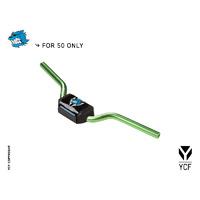 YCF 50A/50E GREEN ALLOY H/BAR WITH BLACK BAR PAD