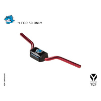 YCF 50A/50E RED ALLOY H/BAR WITH BLACK BAR PAD