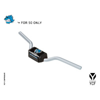 YCF 50A/50E SILVER ALLOY H/BAR WITH BLACK BAR PAD