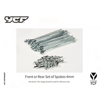 SET OF FRONT SPOKE 17'(184MMX16+181MMX16) 8K