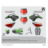GRAPHICS KIT MONSTER START/PILOT/FACTORY <MY19