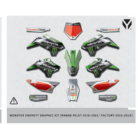 GRAPHICS KIT MONSTER ENERGY (PILOT/ FACTORY) <MY19