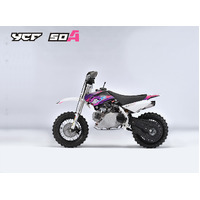 YCF 50A 2019 GRAPHICS KIT WHITE/PURPLE