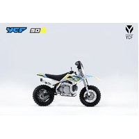 YCF 50A COMPLETE GRAPHIC KIT (2022) - BLUE