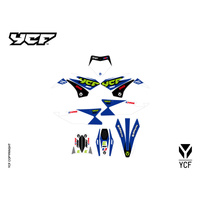 GRAPHICS KIT RACING 2022 BLUE / WHITE FOR BIGY