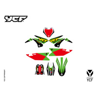 GRAPHICS KIT RACING 2022 GREEN / RED FOR BIGY
