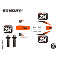 FLAT TRACK S147 YELLOW COMPLETE GRAPHIC KIT 2020