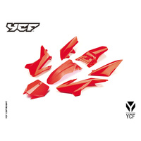 YCF 50A/E COMPLETE PLASTIC KIT RED MY14>MY21