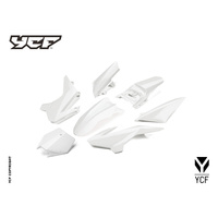 YCF 50A/E COMPLETE PLASTIC KIT WHITE MY14>MY21