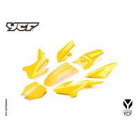 YCF 50A/E COMPLETE PLASTIC KIT YELLOW MY14>MY21