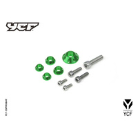 CNC WASHERS AND BOLT KIT FOR PLASTICS GREEN