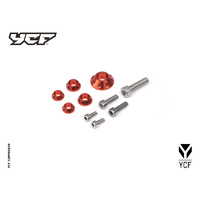 CNC WASHERS AND BOLT KIT FOR PLASTICS ORANGE
