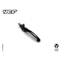 FOLDABLE CLUTCH LEVER 21 CNC WITH BRACKET - BLACK