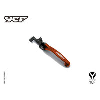 HYDRAULIC LEFT FOLDABLE BRAKE LEVER ORANGE FOR 50A/50E MY20>