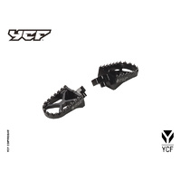 YCF CNC ALLOY FOOTPEG SET BLACK