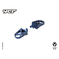 YCF CNC ALLOY FOOTPEG SET BLUE