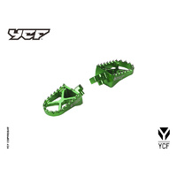 YCF CNC ALLOY FOOTPEG SET GREEN