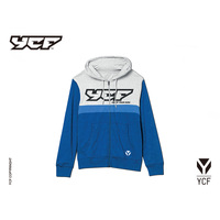 YCF SWEAT SHIRT HOODIE BLUE XX-LARGE