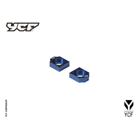 YCF CNC AXLE BLOCK H=32MM BLUE