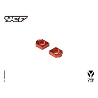 YCF CNC AXLE BLOCK H=32MM ORANGE