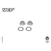 VALVE COVER PAIR 88/125 - SILVER (NLA)