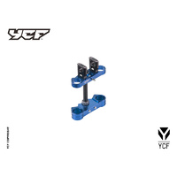 YCF COMPLETE TRIPLE CLAMP BLUE (48MM/45MM)