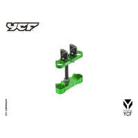YCF COMPLETE TRIPLE CLAMP GREEN (48MM/45MM)