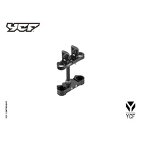 YCF COMPLETE TRIPLE CLAMP BLACK (48MM/48MM)
