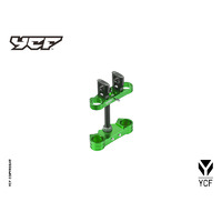 YCF COMPLETE TRIPLE CLAMP GREEN (48MM/48MM)