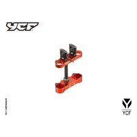 YCF COMPLETE TRIPLE CLAMP ORANGE (48MM/48MM)