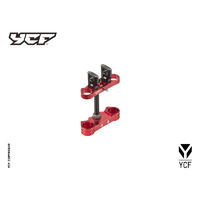 YCF COMPLETE TRIPLE CLAMP RED (48MM/48MM)
