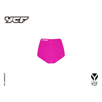 YCF FRONT NUMBER PLATE PINK