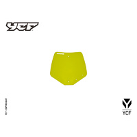 YCF FRONT NUMBER PLATE YELLOW