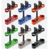 YCF TRIPLE CLAMP SET 170MM (48/48) - RED