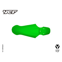 YCF FRONT FENDER (W/- HOLES) - GREEN