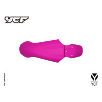 YCF FRONT FENDER W/- HOLES PINK